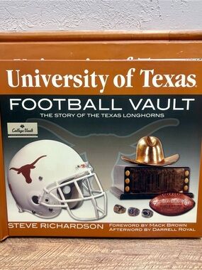 University of Texas Football Vault Book Richardson Longhorns Vintage Inserts inc